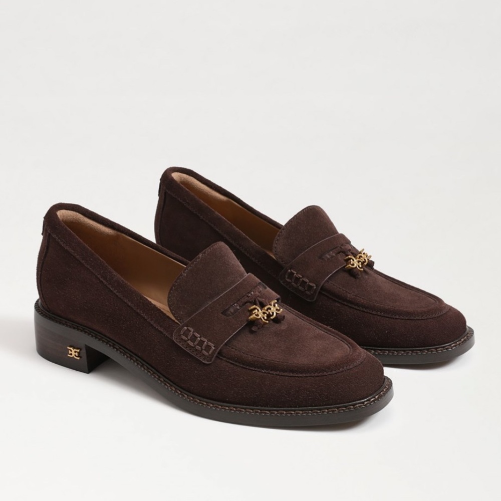 Sam Edelman Brown Suede Loafers